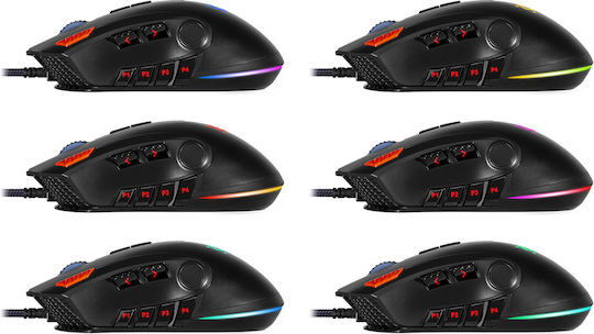 Defender GM-917 RGB Gaming Ποντίκι 12000 DPI Μαύρο - Image 5