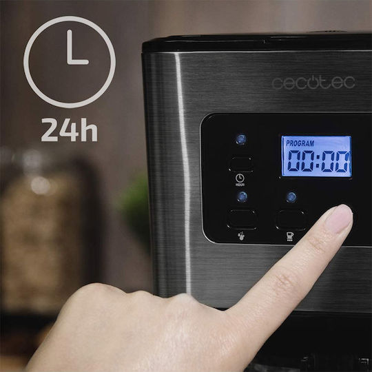 Cecotec Coffee 66 Smart Προγραμματιζόμενη Καφετιέρα Φίλτρου 950W Silver - Image 8