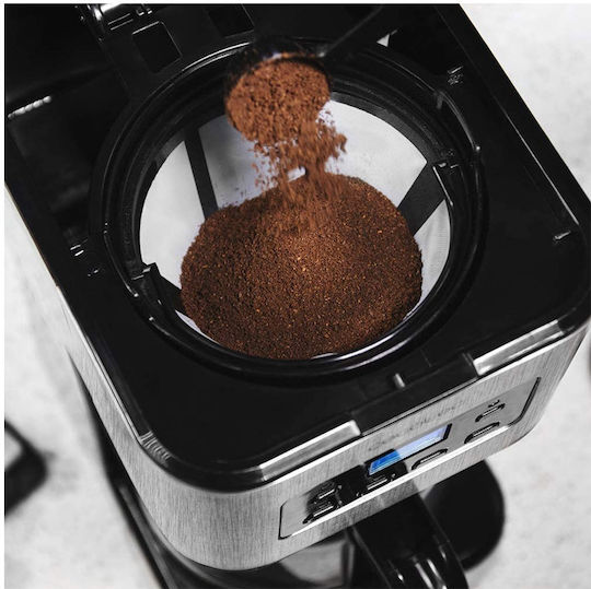 Cecotec Coffee 66 Smart Προγραμματιζόμενη Καφετιέρα Φίλτρου 950W Silver - Image 5
