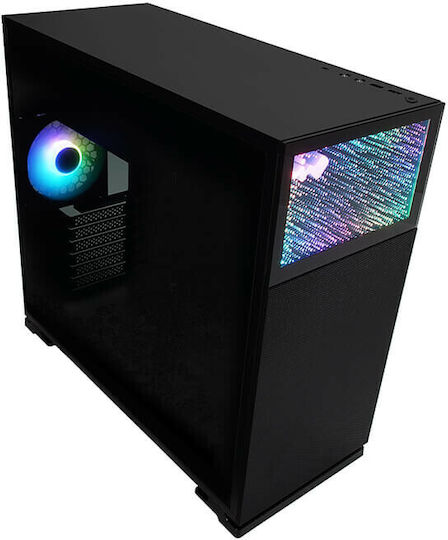 In Win N127 Gaming Midi Tower Κουτί Υπολογιστή με Πλαϊνό Παράθυρο και RGB Φωτισμό Μαύρο - Image 3