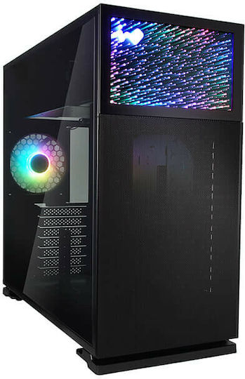 In Win N127 Gaming Midi Tower Κουτί Υπολογιστή με Πλαϊνό Παράθυρο και RGB Φωτισμό Μαύρο - Image 2