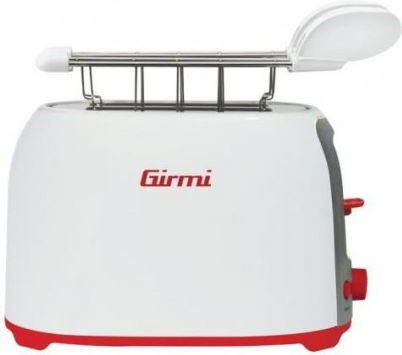 Girmi TP10 Φρυγανιέρα 2 Θέσεων 750W Λευκή