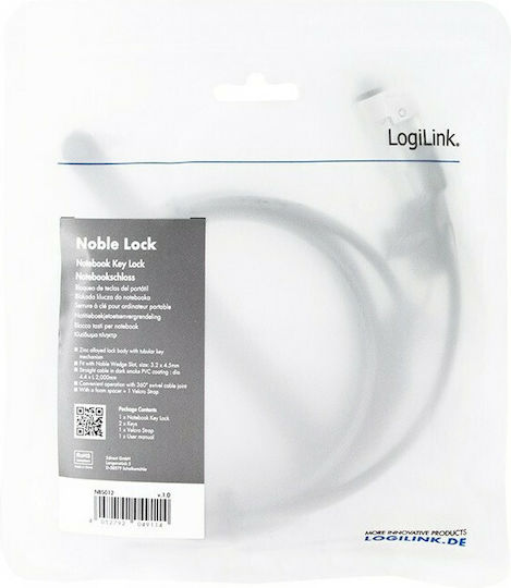 LogiLink Universal Κλειδαριά για Laptop 3.2x4.5 mm 360° - Image 9