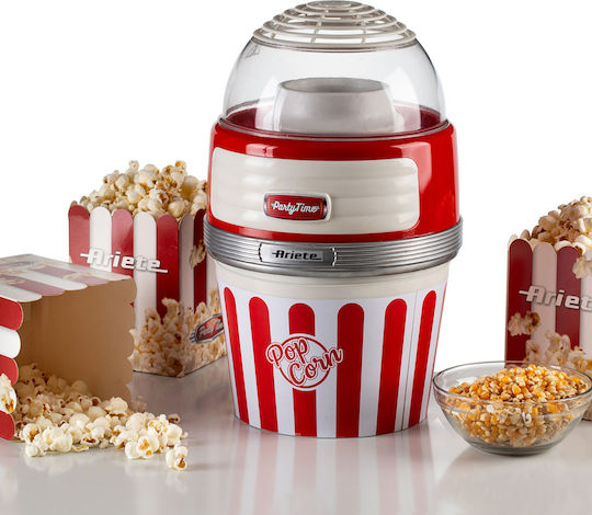 Ariete Pop Corn XL Party TIme 00C295700AR0 Μηχανή Ποπ-Κορν Ζεστού Αέρα 1100W Red - Image 11