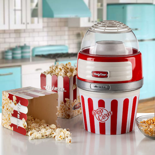 Ariete Pop Corn XL Party TIme 00C295700AR0 Μηχανή Ποπ-Κορν Ζεστού Αέρα 1100W Red - Image 9