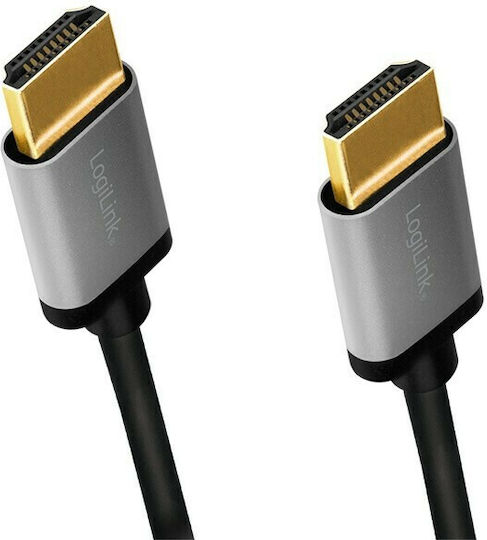 LogiLink Cable HDMI male - HDMI male 1m Μαύρο CHA0100 - Image 2