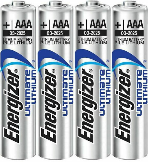 Energizer Ultimate Μπαταρίες Λιθίου AAA 1.5V 4τμχ - Image 3