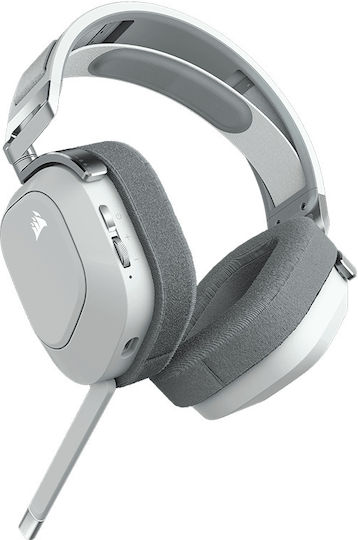 Corsair HS80 RGB Wireless Over Ear Gaming Headset με σύνδεση USB Λευκό - Image 3