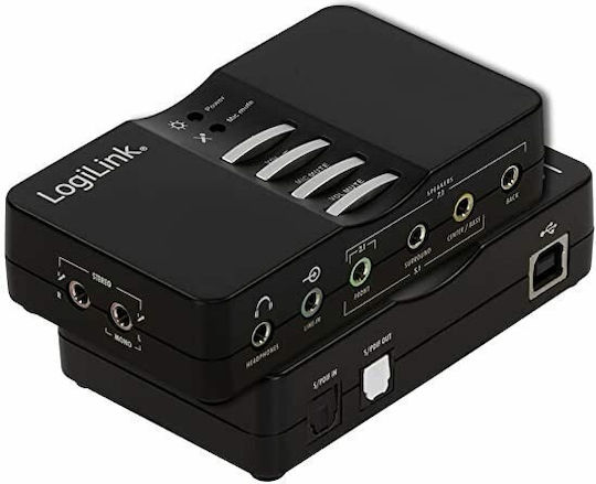 LogiLink Εξωτερική USB Κάρτα Ήχου 7.1 UA0099 - Image 5
