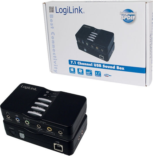 LogiLink Εξωτερική USB Κάρτα Ήχου 7.1 UA0099 - Image 4