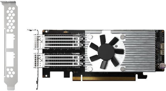 QNap Κάρτα Δικτύου Οπτικής Ίνας PCI-e QXG-100G2SF-E810 - Image 2