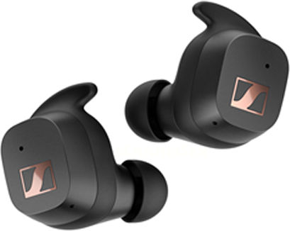 Sennheiser Sport True Wireless In-ear Bluetooth Handsfree Ακουστικά με Αντοχή στον Ιδρώτα και Θήκη Φόρτισης Μαύρα - Image 4