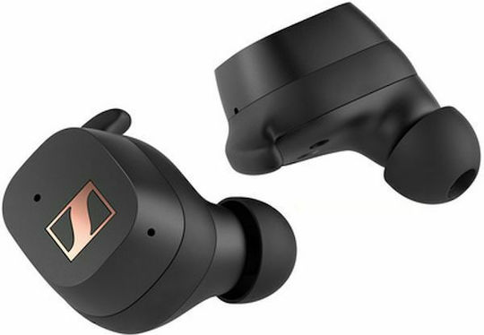 Sennheiser Sport True Wireless In-ear Bluetooth Handsfree Ακουστικά με Αντοχή στον Ιδρώτα και Θήκη Φόρτισης Μαύρα - Image 5
