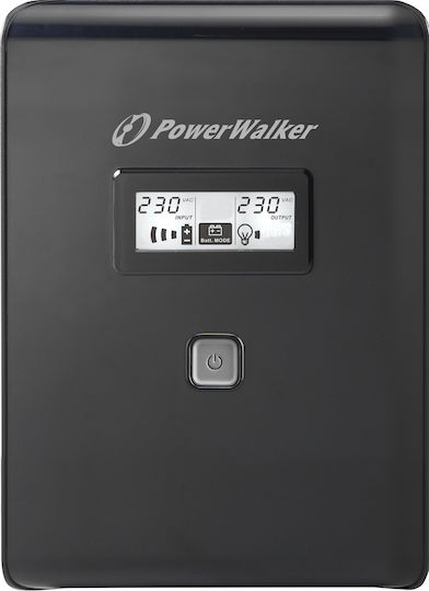 Powerwalker VI 2000 LCD UPS Line-Interactive 2000VA 1200W με 4 Πρίζες - Image 4