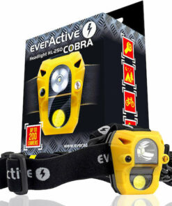 Alternative view of everActive Φακός Κεφαλής LED IPX4 με Μέγιστη Φωτεινότητα 200lm Cobra HL-250 HL250