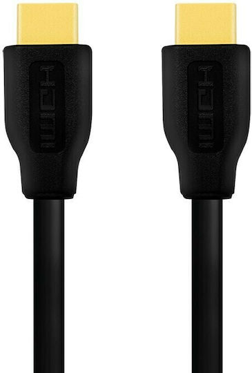 LogiLink HDMI 2.0 Cable HDMI male - HDMI male 3m Μαύρο CH0102 - Image 2