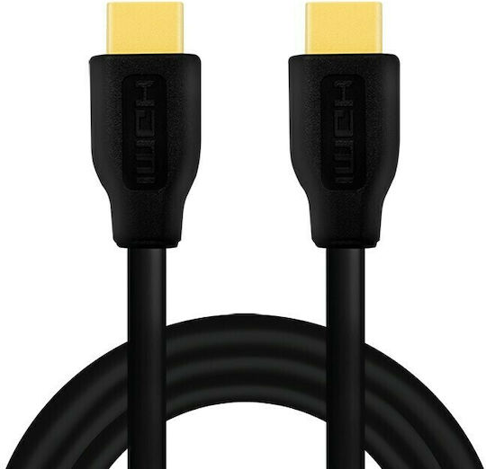 LogiLink HDMI 2.0 Cable HDMI male - HDMI male 3m Μαύρο CH0102 - Image 3
