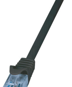 LogiLink U/UTP Cat.6e Καλώδιο Δικτύου Ethernet 2m Μαύρο 1τμχ CP3053U