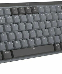Logitech MX Mechanical Mini Silent Ασύρματο Bluetooth Πληκτρολόγιο Αγγλικό US Γκρι