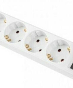 Lanberg Lanberg 2500 Πολύπριζο 5 Θέσεων με Διακόπτη και Καλώδιο 3m