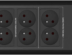Alternative view of Powerwalker VFD 600 APFC FR UPS Off-Line 600VA 300W με 6 Schuko Πρίζες