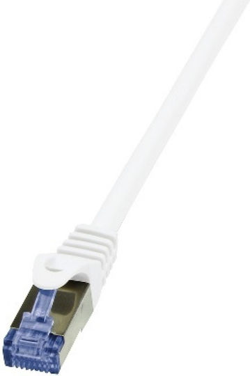 LogiLink S/FTP Cat.6a Καλώδιο Δικτύου Ethernet 7.5m Λευκό 1τμχ CQ3081S