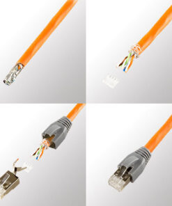 Alternative view of LogiLink RJ-45 male (MP0033) 50τμχ