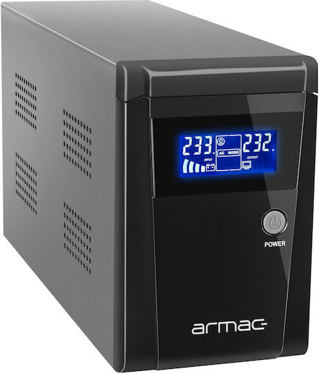 Armac O/1500E/LCD UPS Line-Interactive 1500VA 950W με 3 Schuko Πρίζες - Image 4