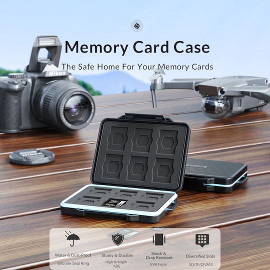 Orico για κάρτες SD/Micro SD & card reader (PHCD-7) Θήκη για Κάρτες Μνήμης PHCD-7-BK-BP - Image 2