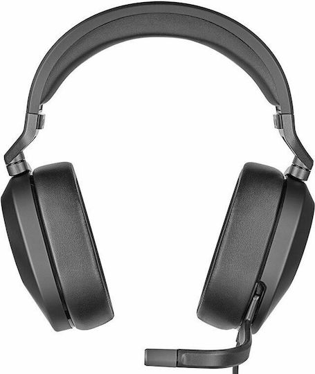 Corsair HS65 Surround Over Ear Gaming Headset με σύνδεση 3.5mm Carbon - Image 3