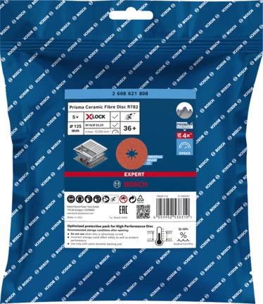 Bosch 2608621808 Δίσκος Λείανσης Μετάλλου R782 125mm - Image 2