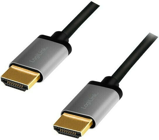 LogiLink Cable HDMI male - HDMI male 5m Μαύρο CHA0103