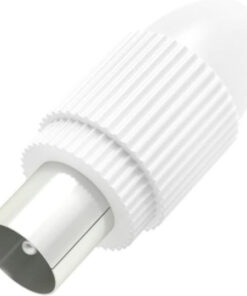 HAMA Βύσμα Coaxial male Λευκό 00205213