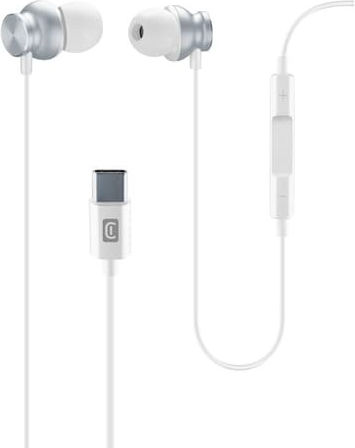 Cellular Line Sparrow In-ear Handsfree με Βύσμα USB-C Γκρι