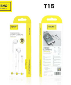 Alternative view of Foneng T15 Earbuds Handsfree με Βύσμα USB-C Λευκό