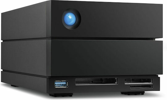 Lacie 2big Dock Thunderbolt 3 / USB 3.1 Εξωτερικός HDD 36TB Multi-Bay Μαύρο