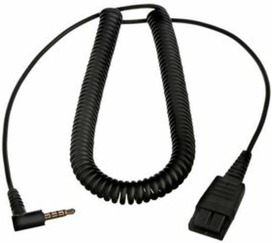 Jabra QD to 3.5mm Coiled Cord 2m Καλώδιο Quick Disconnect (QD) (8800-01-102)
