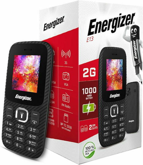 Energizer Energy E13 Dual SIM Κινητό με Κουμπιά Μαύρο - Image 4