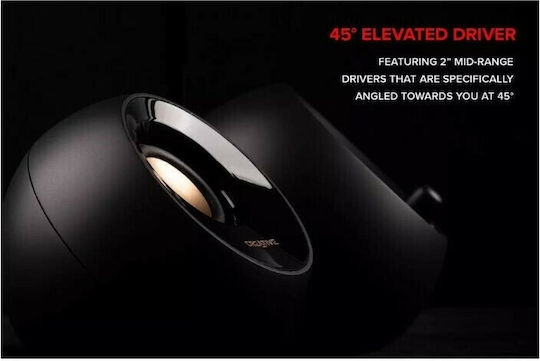 Creative Pebble Plus Ηχεία Υπολογιστή 2.1 με Ισχύ 8W σε Μαύρο Χρώμα - Image 9