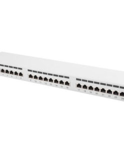 Alternative view of Lanberg Patch Panel Shielded για Rack 1U 19" 24 Θυρών cat5e Γκρι PPS5-1024-S