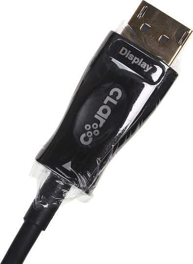 Claroc Cable DisplayPort male - DisplayPort male 10m Μαύρο (CLAROC-DP-14-10M) - Image 3