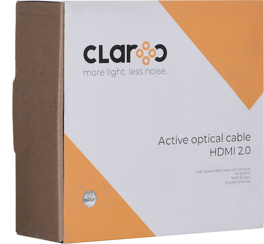 Claroc Claroc Aoc HDMI 2.0 Cable HDMI male - HDMI male 40m Μαύρο (FEN-HDMI-20-40M) - Image 5