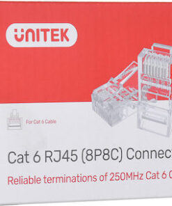 Unitek Βύσμα RJ-45 male 100τμχ (Y-OT19TP)