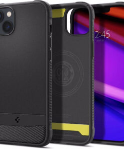 Alternative view of Spigen Rugged Armor Magsafe Back Cover Πλαστικό / Σιλικόνης 2mm Matte Black (iPhone 14) ACS05036