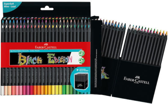 Faber-Castell Black Edition Ξυλομπογιές Σετ 50 χρώματα 116450 - Image 2
