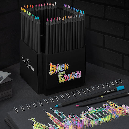 Faber-Castell Black Edition Ξυλομπογιές Σετ 50 χρώματα 116450 - Image 3