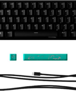 Alternative view of HyperX Alloy Origins 65 Gaming Μηχανικό Πληκτρολόγιο 65% με HyperX Aqua διακόπτες και RGB φωτισμό (Αγγλικό US)