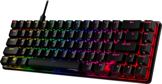 HyperX Alloy Origins 65 Gaming Μηχανικό Πληκτρολόγιο 65% με HyperX Aqua διακόπτες και RGB φωτισμό (Αγγλικό US) - Image 3