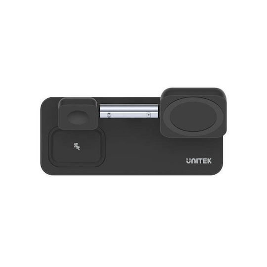 Unitek Ασύρματος Φορτιστής (Qi Pad) 15W Μαύρος (P1212A) - Image 4