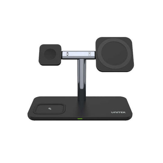 Unitek Ασύρματος Φορτιστής (Qi Pad) 15W Μαύρος (P1212A) - Image 2